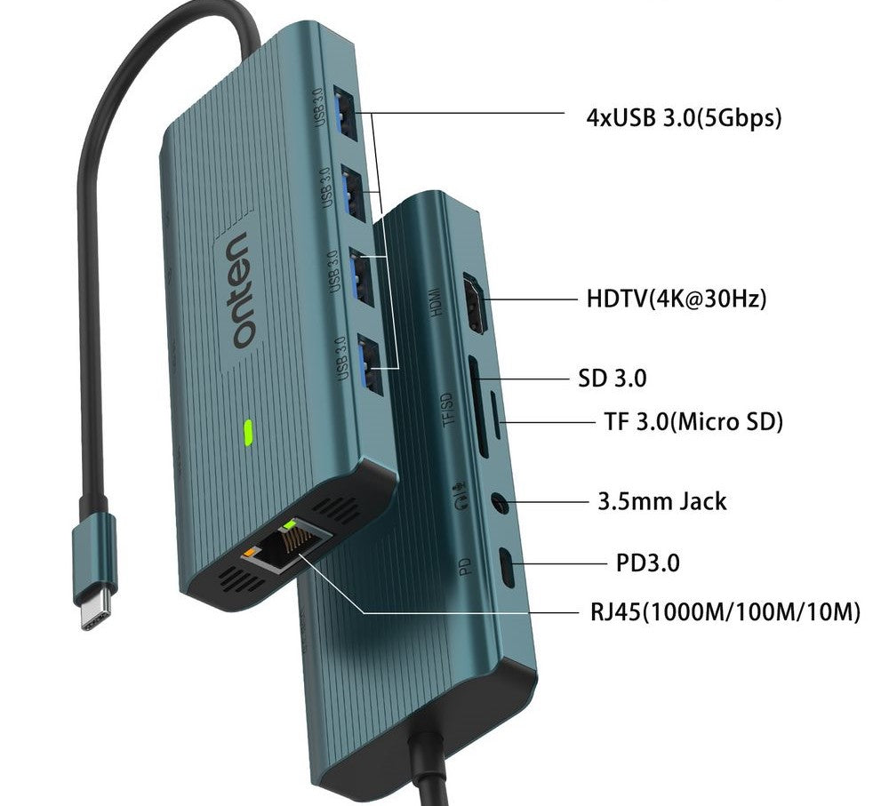 USB-C Docking Station 10-in-1   OTN-UC962