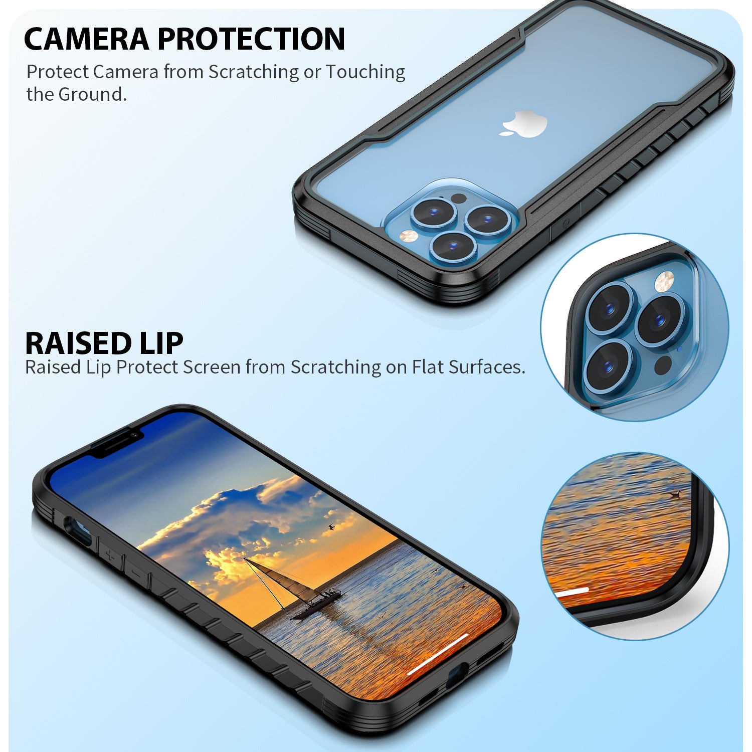iPhone 14Plus/15Plus 360 Degree Full Protection Military Case