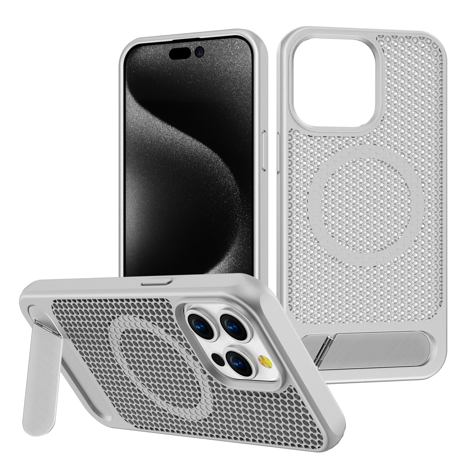 iPhone 13/14 M11 Mesh Magsafe Kickstand Case