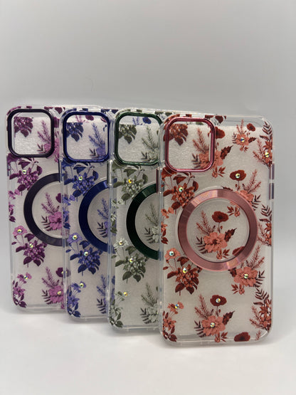 Floral Magsafe iPhone 11 Pro Max Case