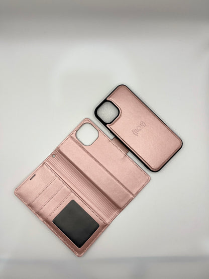 iPhone Xs Max Hanman 2 In 1 Leather Wallet Case