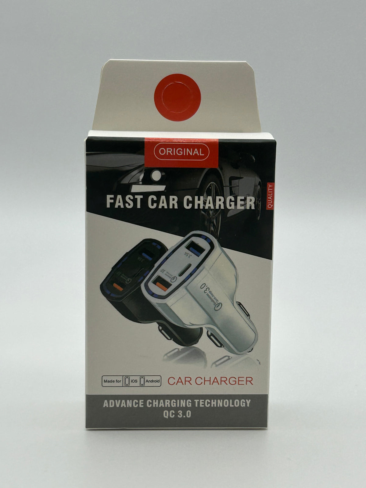 Muso Fast Car Charger QC 3.0 Black
