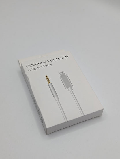 Apple Lightning to 3.5mm Jack Audio Aux Cord