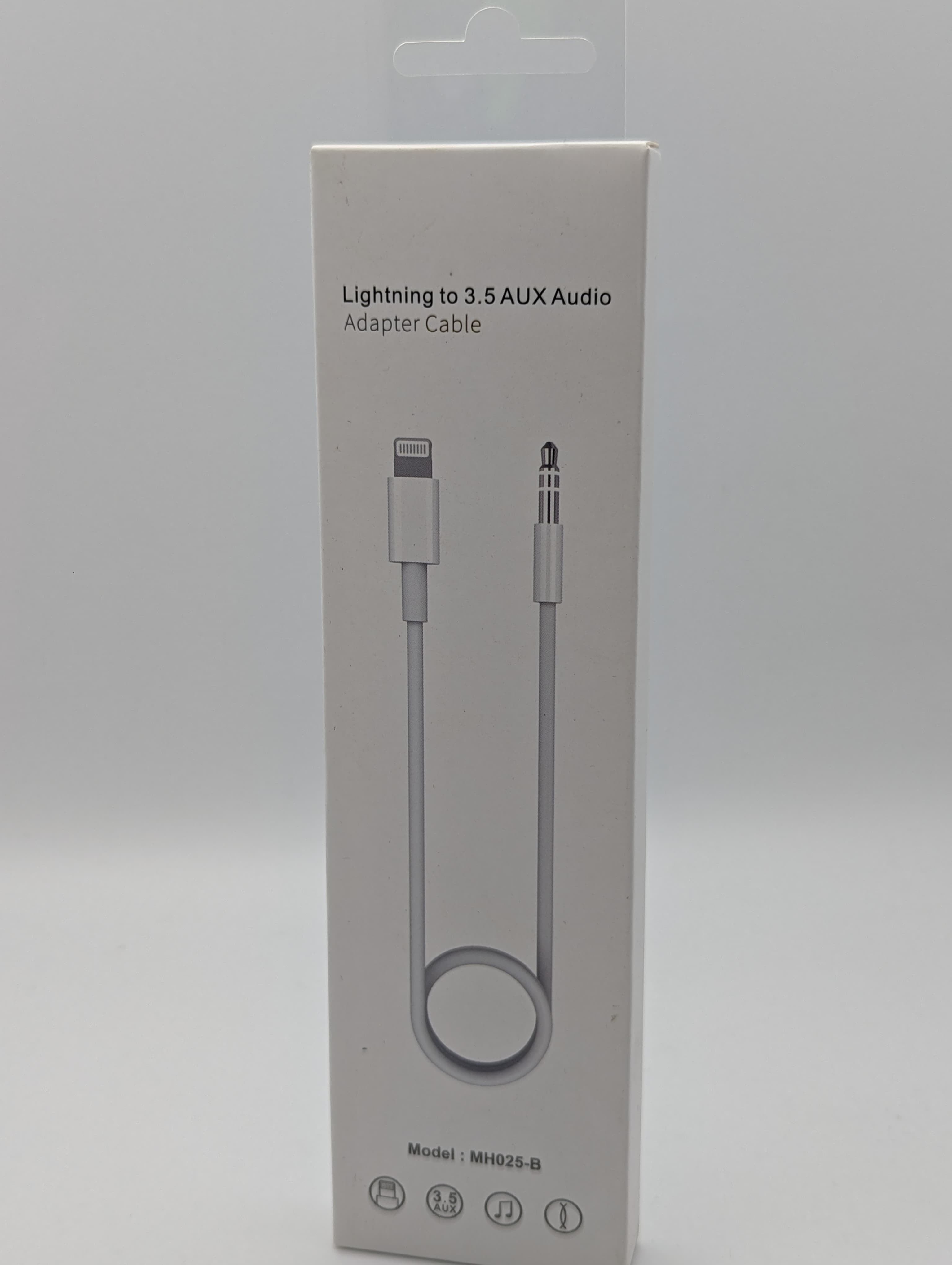 Apple Lightning to 3.5mm Jack Audio Aux Cord