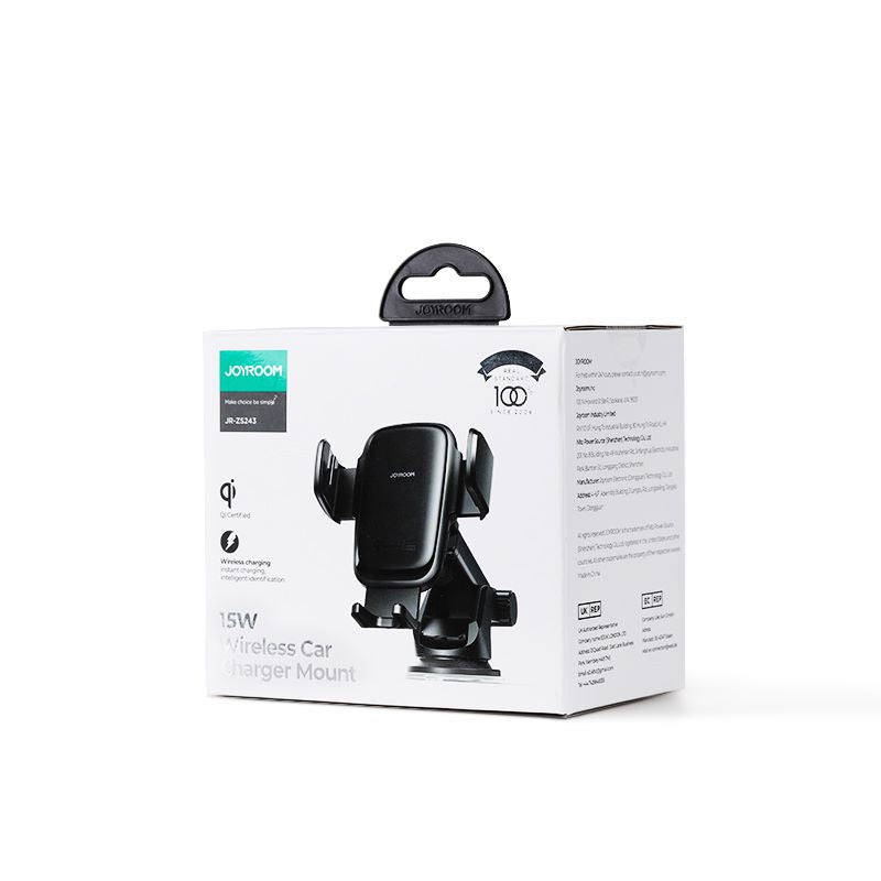 CAR JOYROOM Wireless 15W [ZS243] Premium Mechanical Car Holder