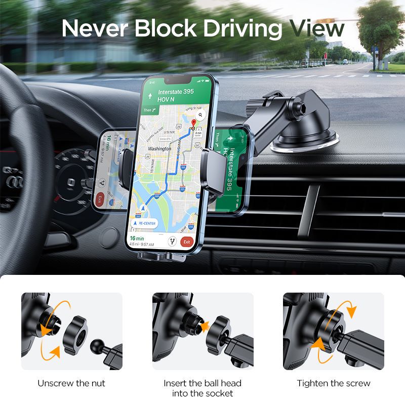 CAR JOYROOM Wireless 15W [ZS243] Premium Mechanical Car Holder