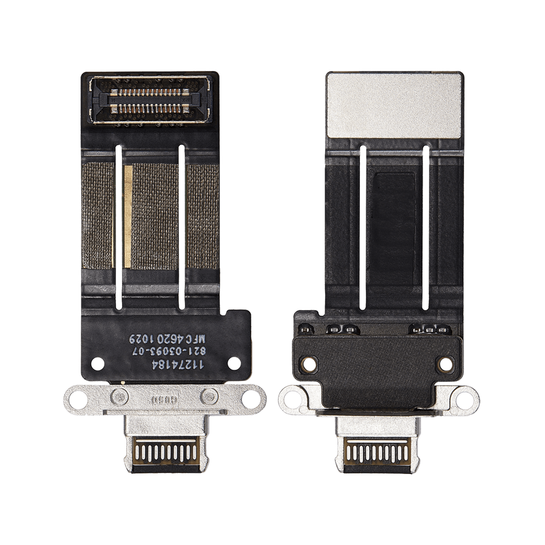 iPad Pro 12.9 5th (2021) / iPad Pro 11 (3rd Gen, 2021) (4th Gen 2022) (11 Inch) Compatible Charging Port Flex Cable [White]