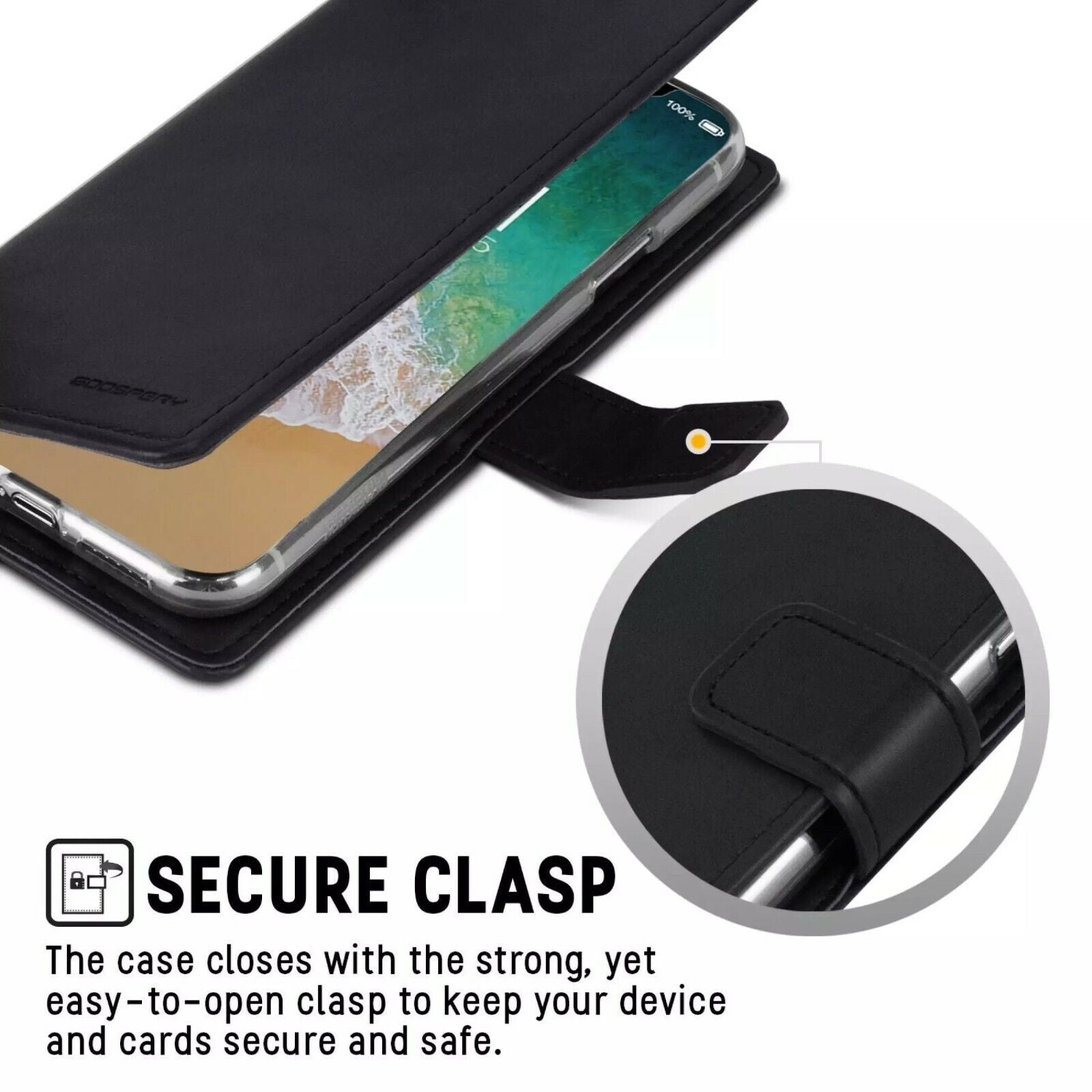 iPhone 14 Plus/ 15 Plus Bluemoon Single Wallet Case